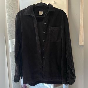 Women’s black corduroy jacket